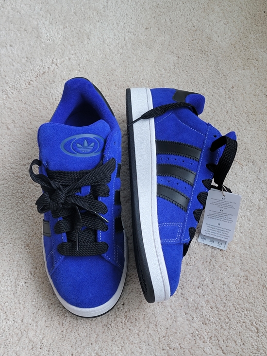 NEW Adidas Campus 00s Originals Sneakers - Semi Lucid Blue/Black Size 10.5 main image 4